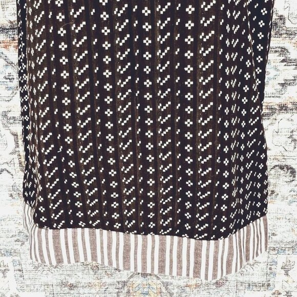 Ann Taylor Loft Lounge Shift Dress Size S Sleeveless Knee Length Stripe - Picture 6 of 8